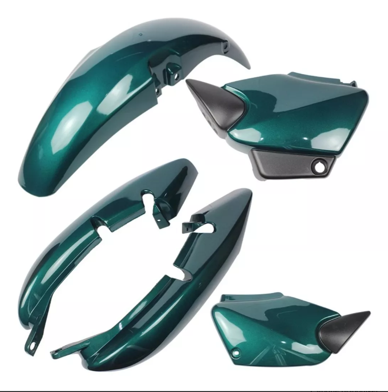 KIT CARENAGEM TITAN 125 2004 VERDE METALIZADO