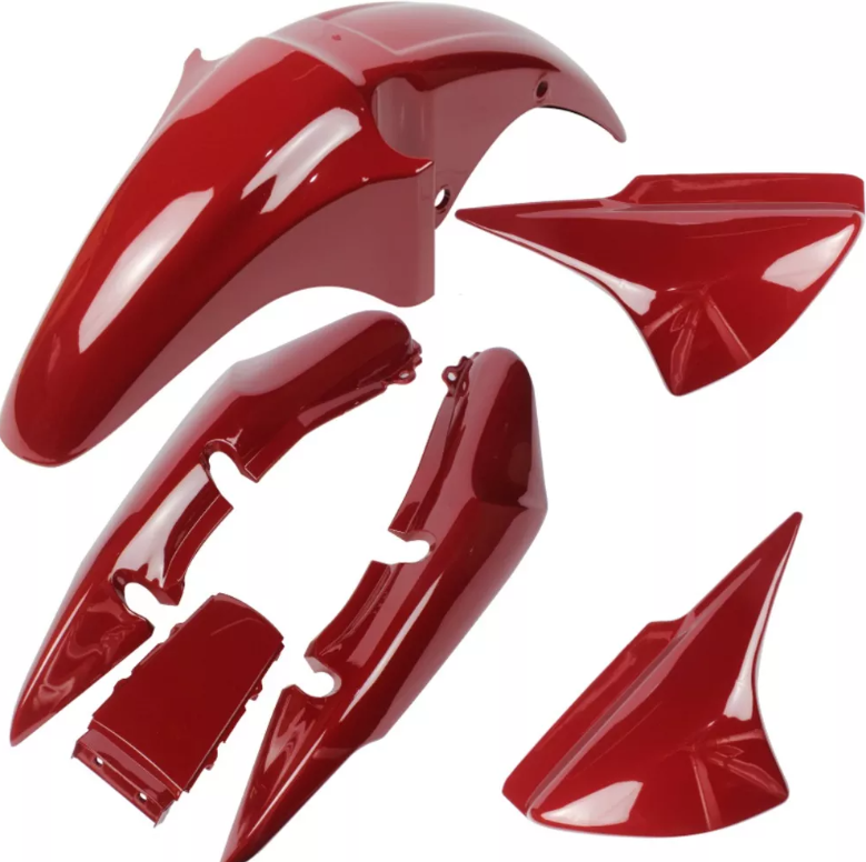 KIT CARENAGEM CG 150 2006-2008 VERMELHO GUARAU