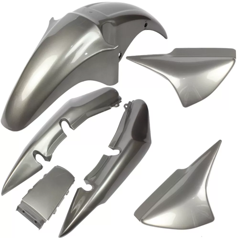 KIT CARENAGEM TITAN 150 2008 PRATA METALICO