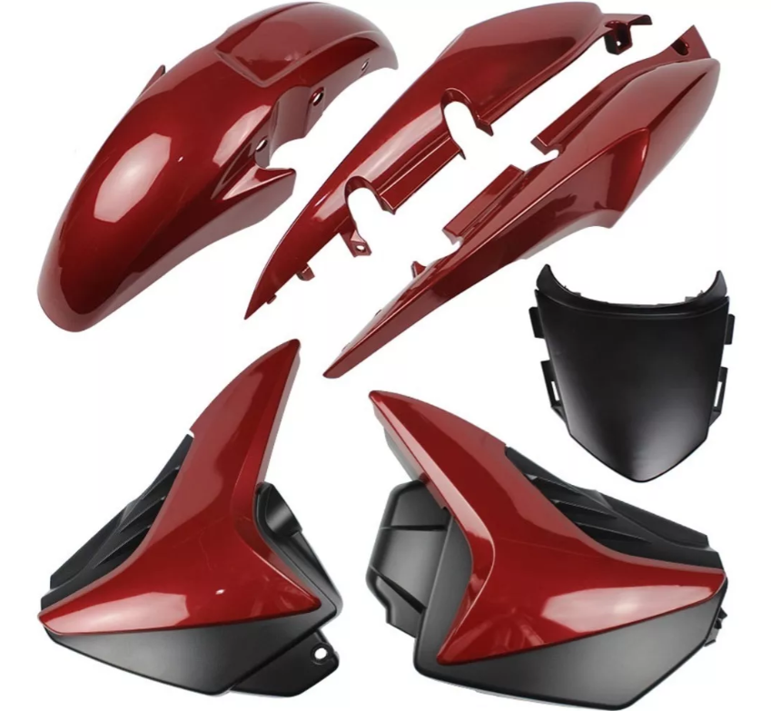KIT CARENAGEM MIX/FAN150 VERMELHO PIMENTA 2013
