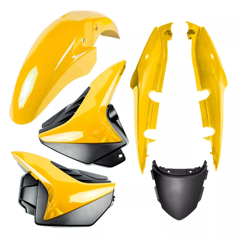 KIT CARENAGEM MIX/FAN 150 2013 AMARELO TOPAZIO