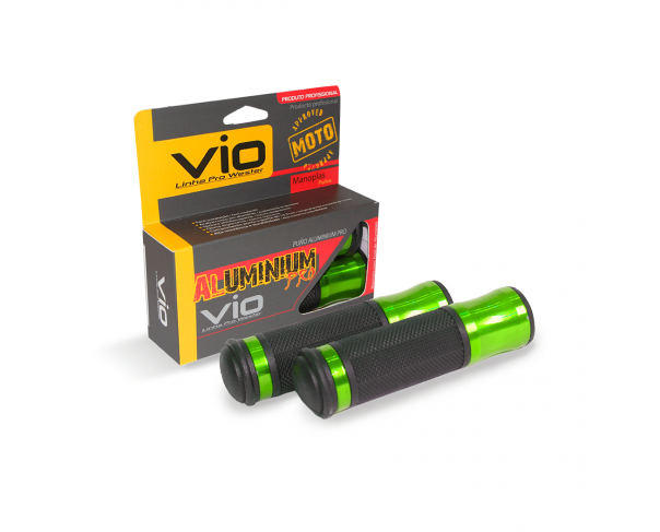 MANOPLA ALUMINIUM PRO COM ANEL VERDE CROSS