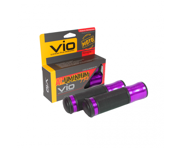 MANOPLA ALUMINIUM PRO COM ANEL VIOLETA CROSS