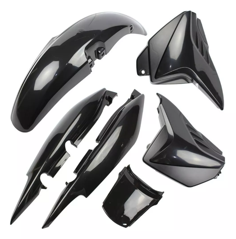 KIT CARENAGEM FAN 125 2009-2013 PRETO INJ