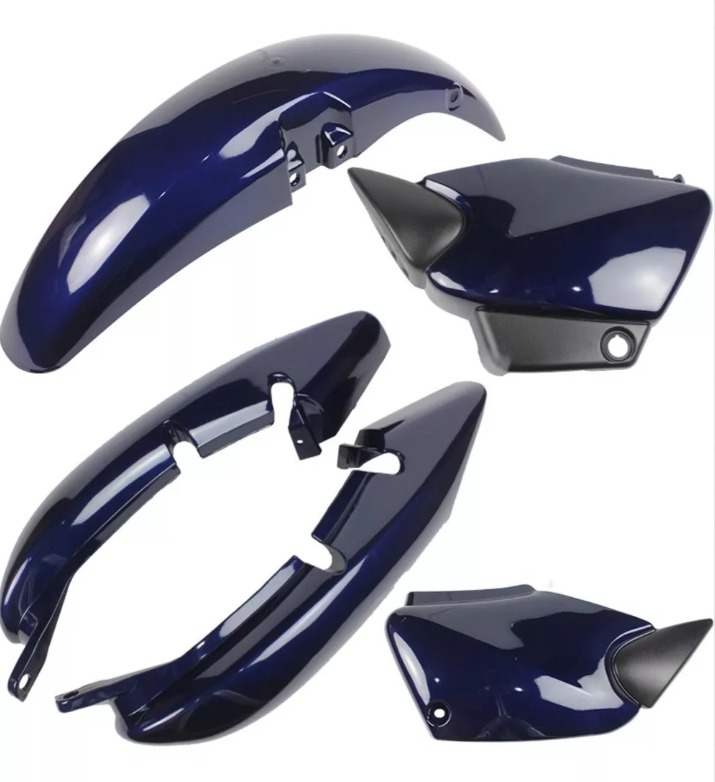 KIT CARENAGEM TITAN 125 2003-2004 AZUL PEROLIZADO