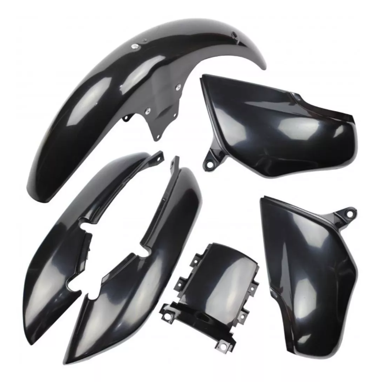 KIT CARENAGEM CG 125 1995-1999 PRETO INJ