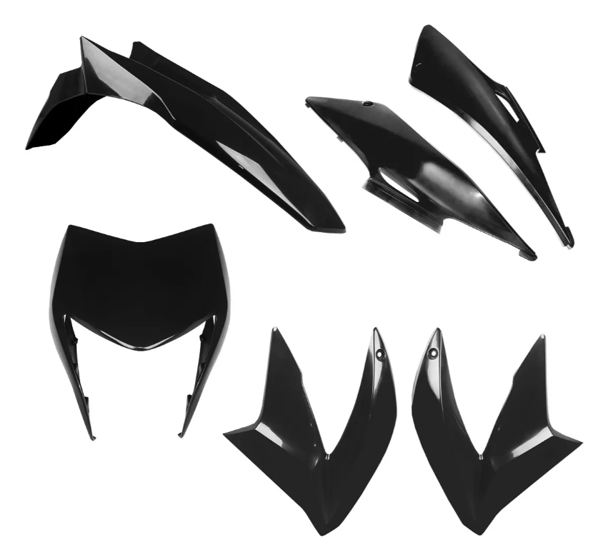 KIT CARENAGEN BROS 125 13 EM DIANTE BROS 150 2009-2012 PRETO
