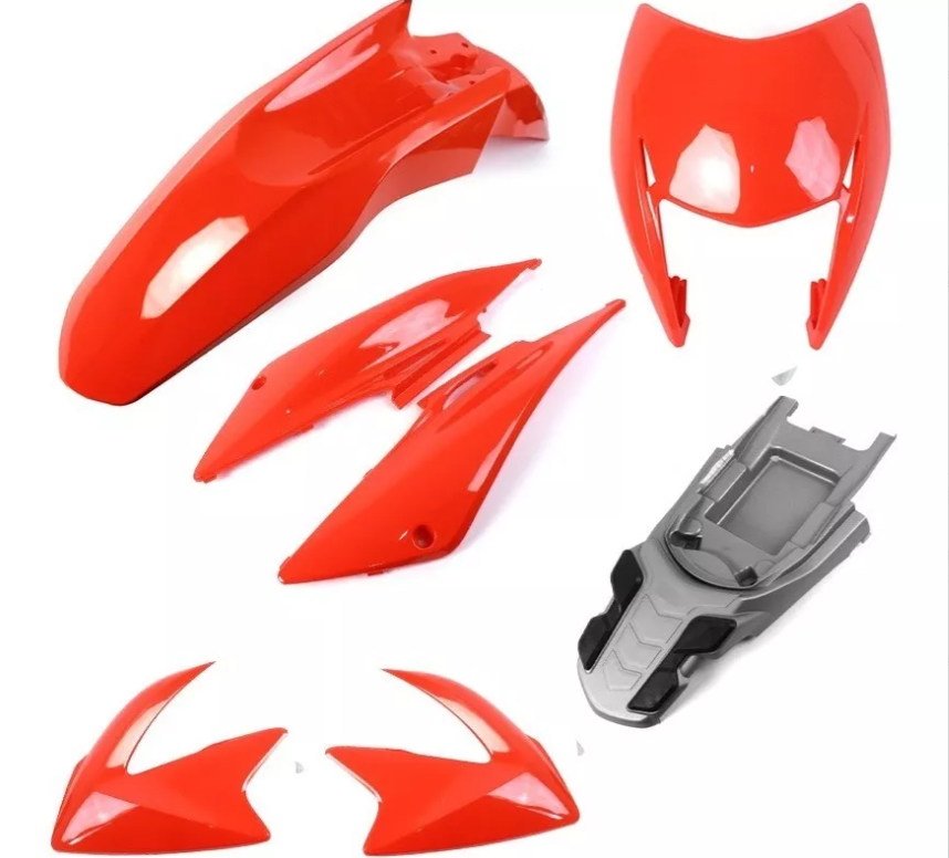 KIT CARENAGEM BROS 125 2013 EM DIANTE BROS 150 2012 LARANJA