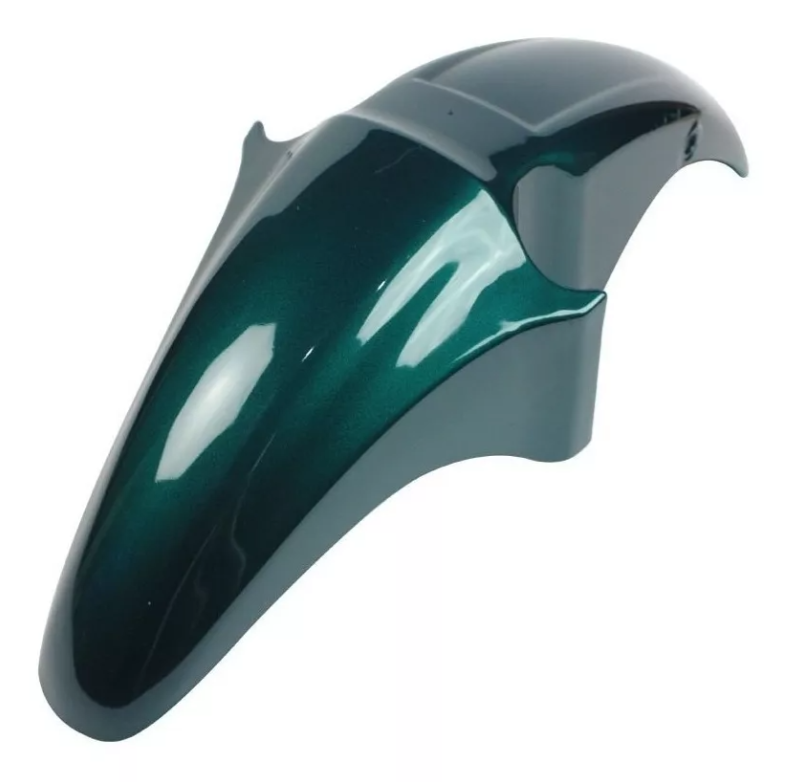 PARALAMA DIANTEIRO CG 150 2005 VERDE BOITUVA METALICO