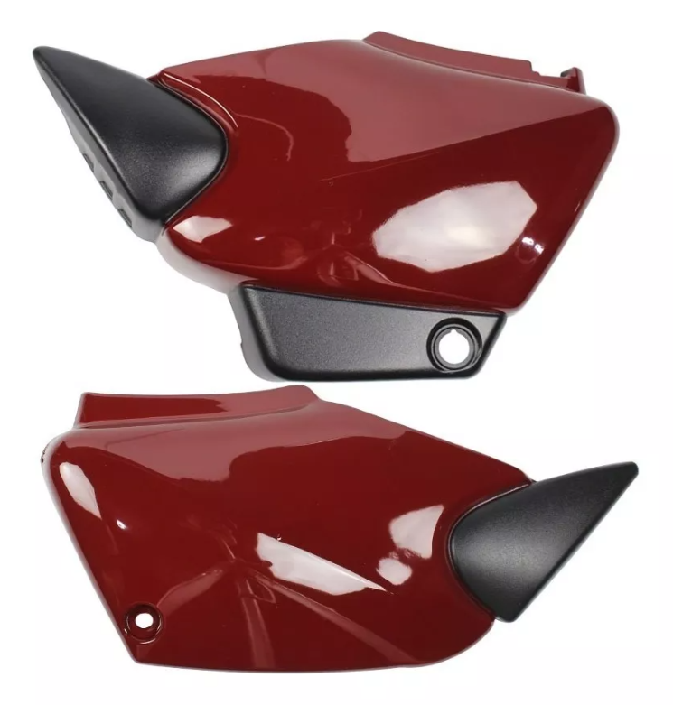 TAMPA LAT TITAN 125 2000-2004 FAN 125 2006 VERMELHO