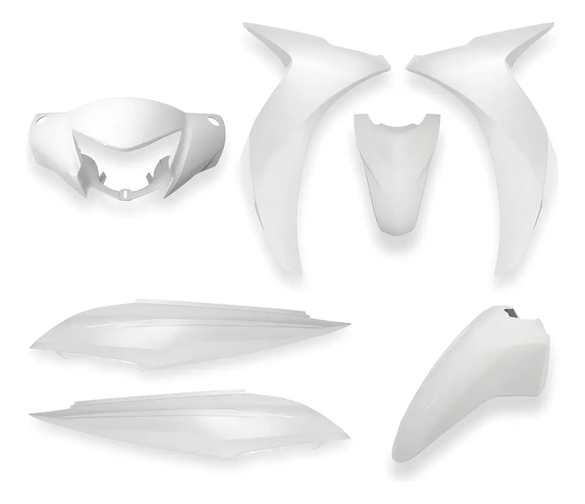 KIT CARENAGEM BIZ 110I 2018-2024 BRANCO