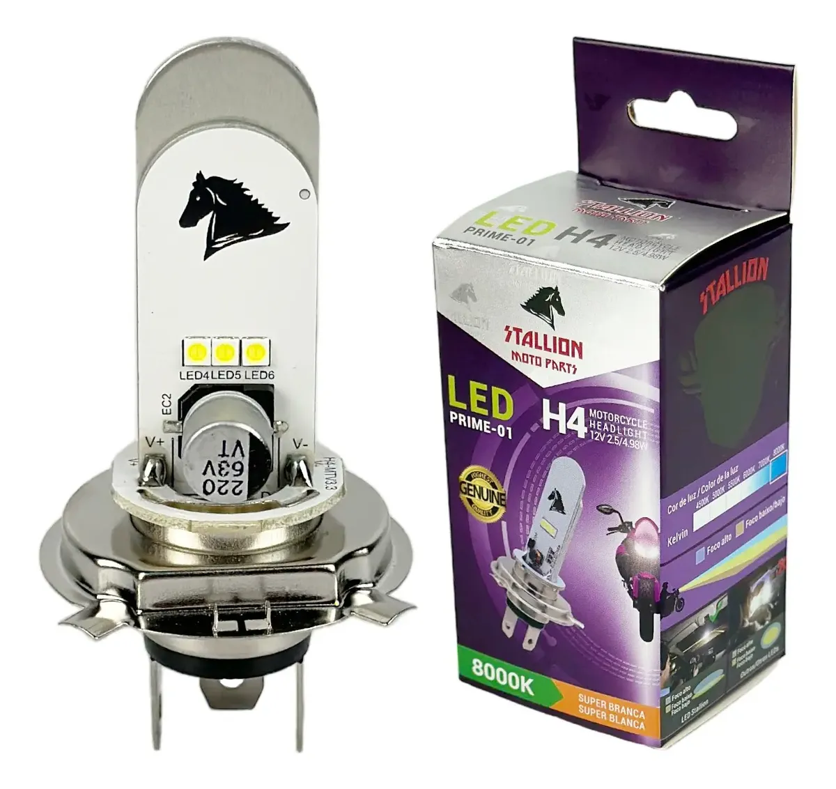 LAMPADA FAROL LED PRIME 01 8K 12V 2.5W