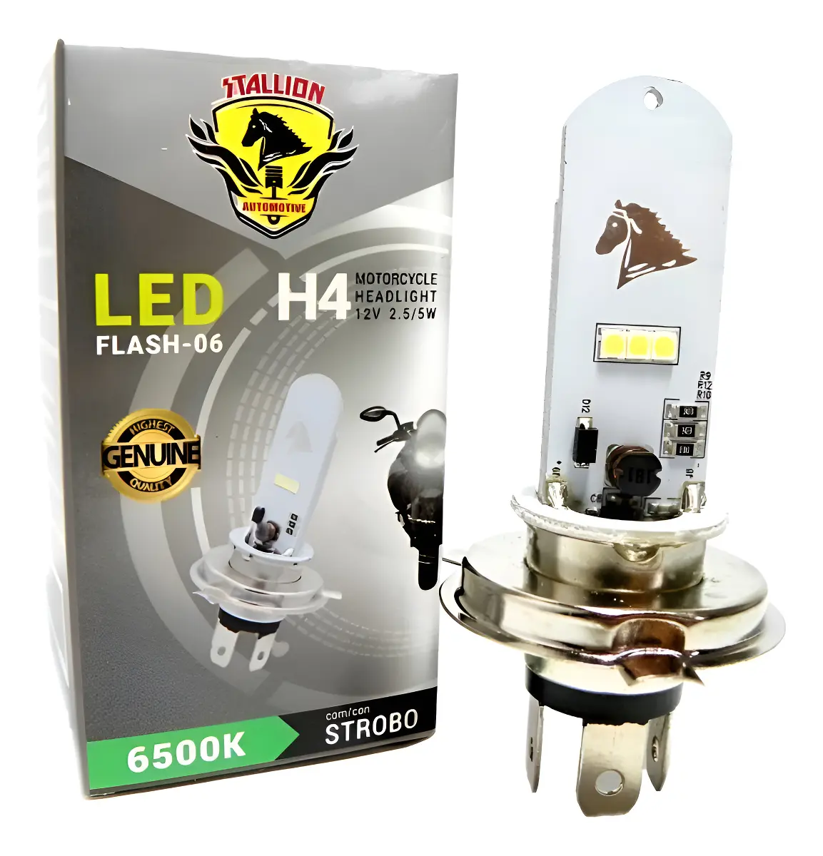LAMPADA LED FLASH-06 H4 6500K STROBO