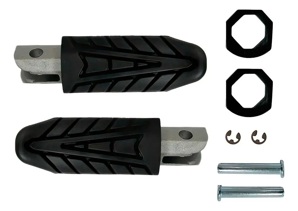 PEDALEIRA TRASEIRO ALUMINIO TITAN 160 TWISTER 250