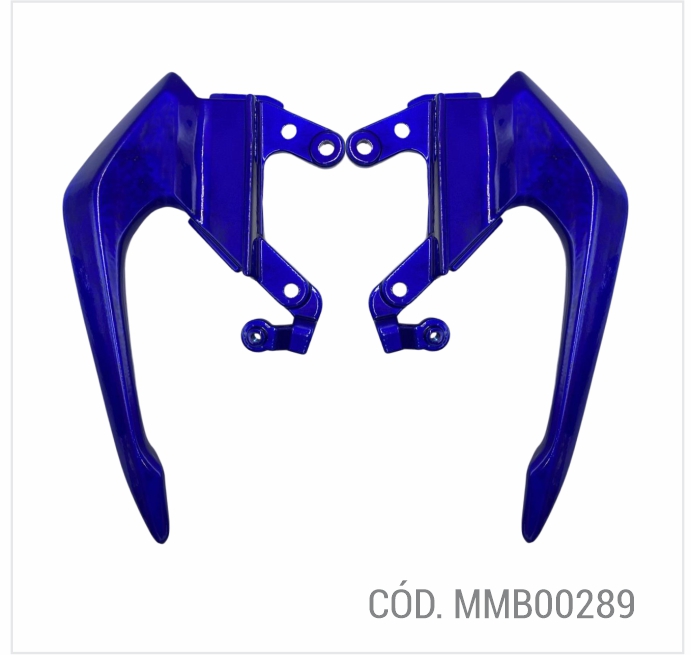 ALÇA TRASEIRA ALUMINIO CG TITAN 160 AZUL PAR
