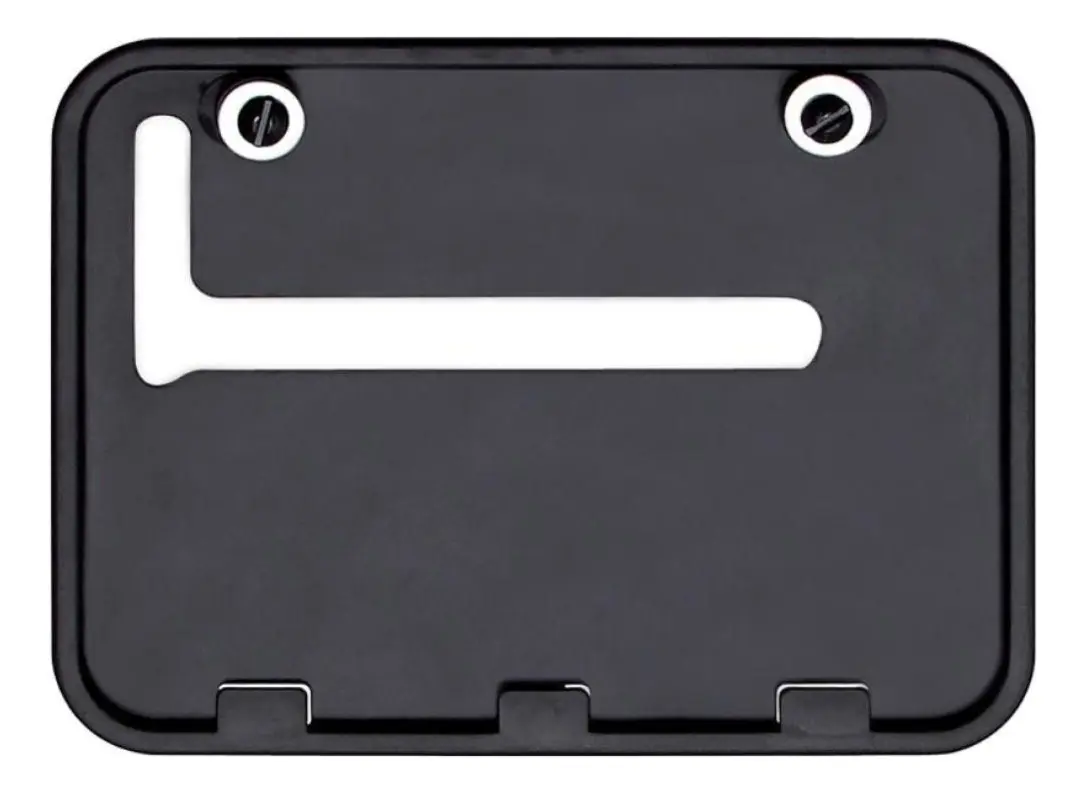 PORTA PLACA NOVO 200X170MM PRETO