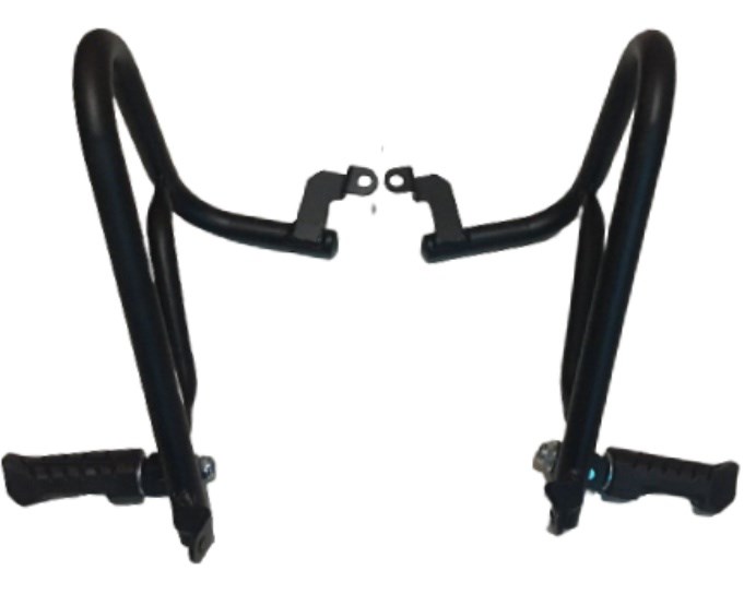PROTETOR CARENAGEM PEDALEIRA TWISTER 300F ATE 2023 PRETO FOSCO