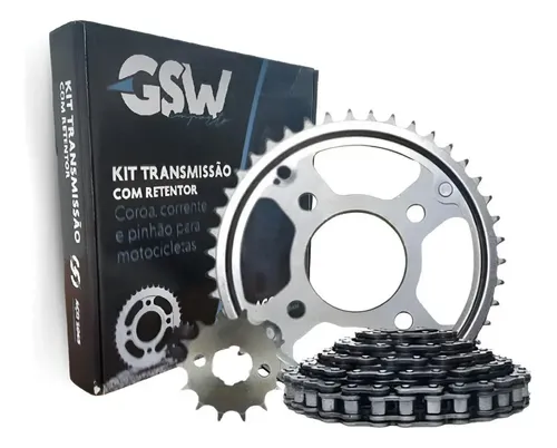 KIT TRANSMISSAO LANDER TENERE 250 1045 COM RETENTOR