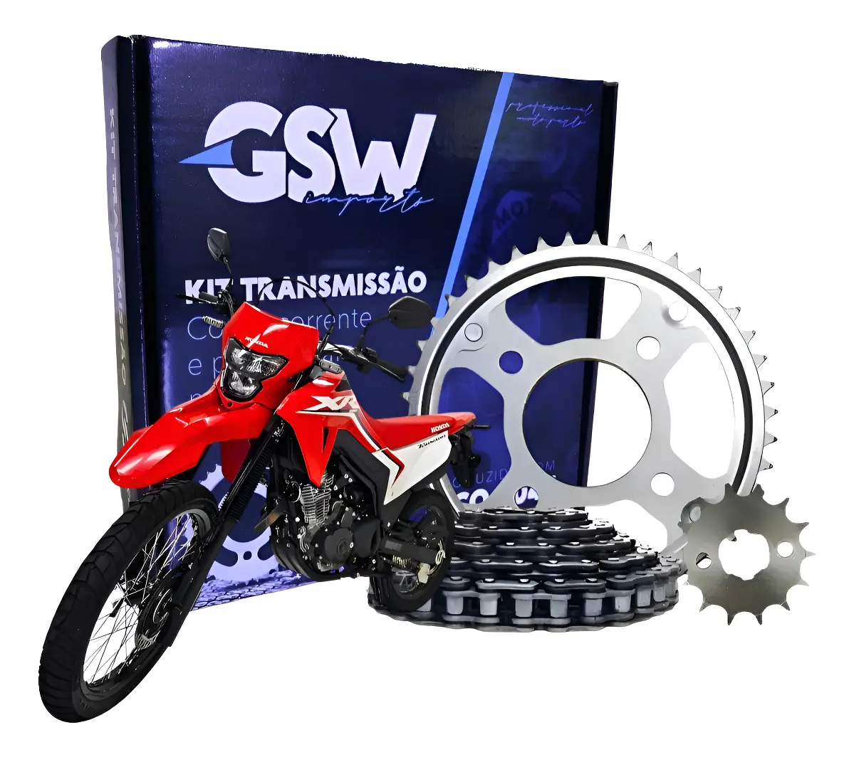 KIT TRANSMISSAO TORNADO 300 COM RETENTOR
