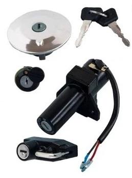 CHAVE IGNICAO KIT COM TRAVA CAP FACTOR 125 2008