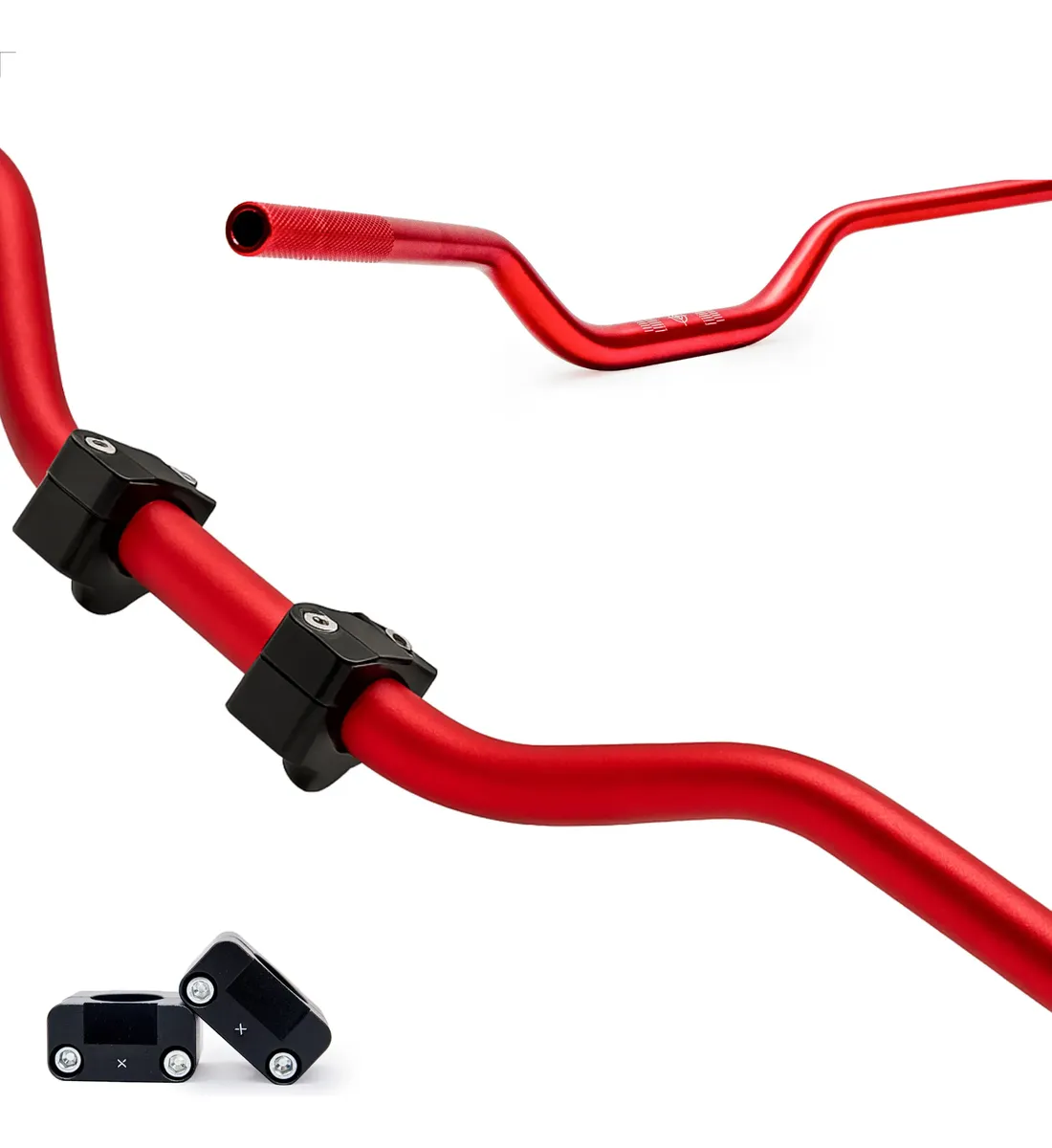 GUIDAO ALUMINIO ESPORTIVO ALTO NAKED VERMELHO