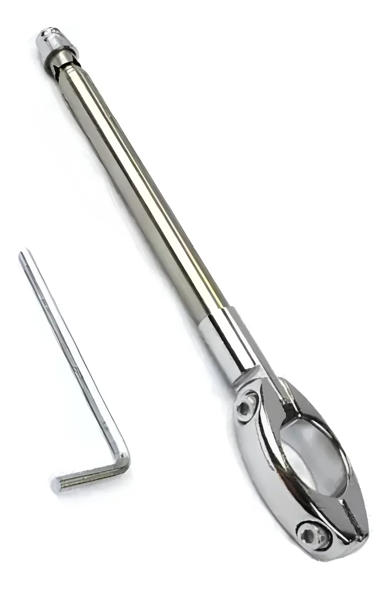 ANTENA CORTA PIPA RETRATIL 65CM CROMADO