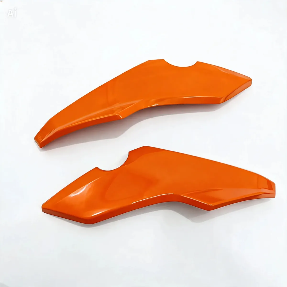 CARENAGEM LATERAL FAROL TITAN 160 2025 LARANJA