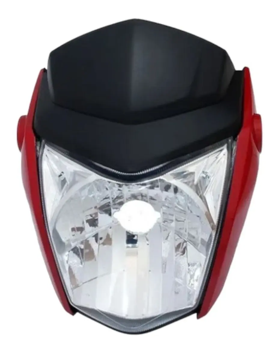 KIT BLOCO OTICO + CARENAGEM + LATERAIS TITAN 160 -2016 VERMELHO MACEIO