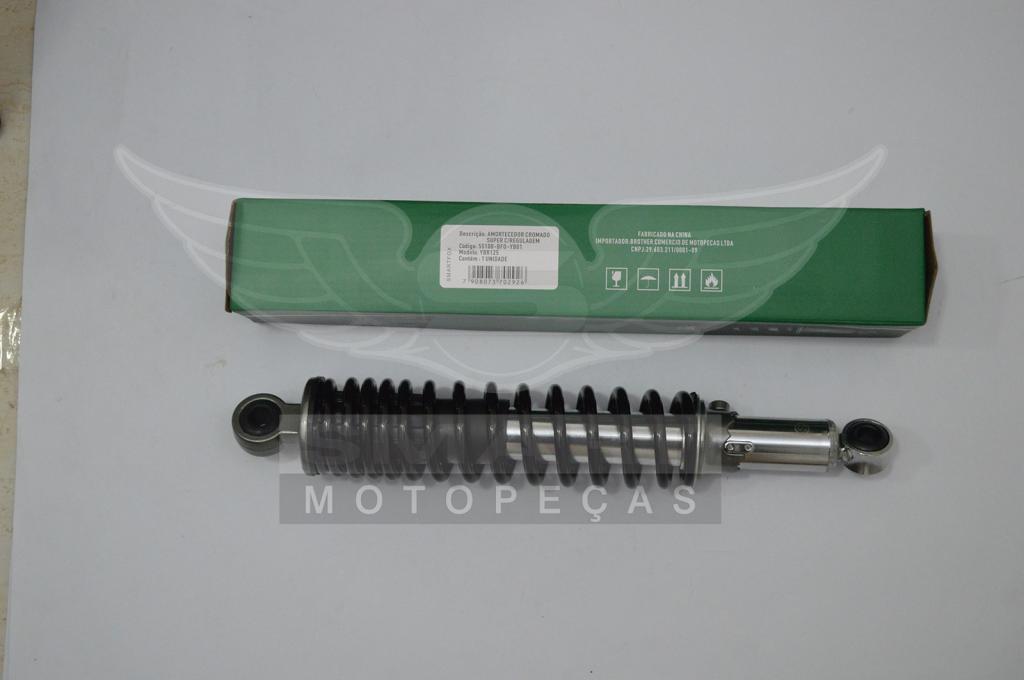 AMORTECEDOR C/REG. YBR125 CROMADO