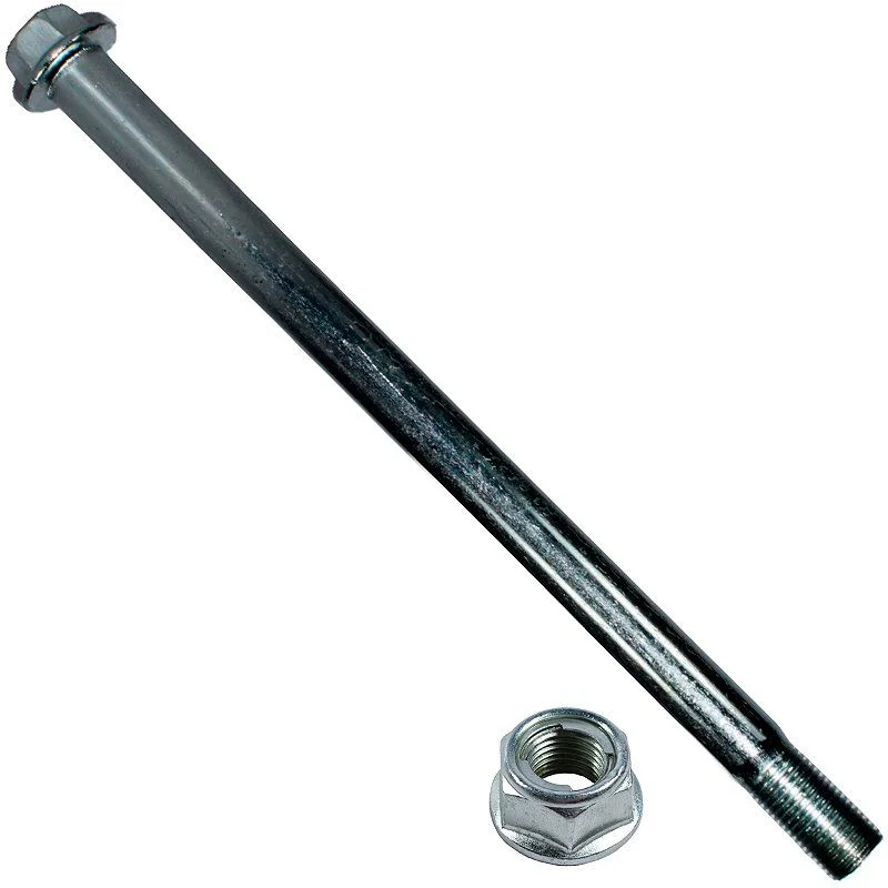 EIXO RODA DIANTEIRA C/PORCA CG125/FAN125-150-160/TITAN150-160