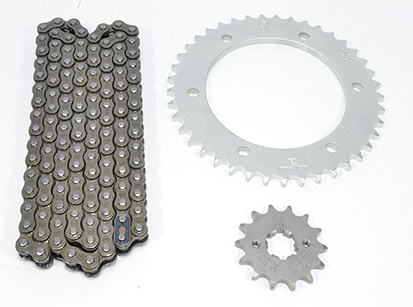 KIT TRANSMISSAO FAZER 150 2023 SEM RETENTOR 128L - 14T - 41T CORRENTE 428H
