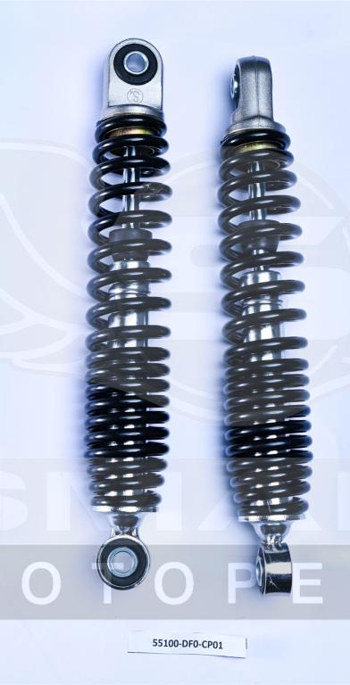 AMORTECEDOR TRASEIRO  CROMADO C/ REGULAGEM CRYPTON 115 09-16