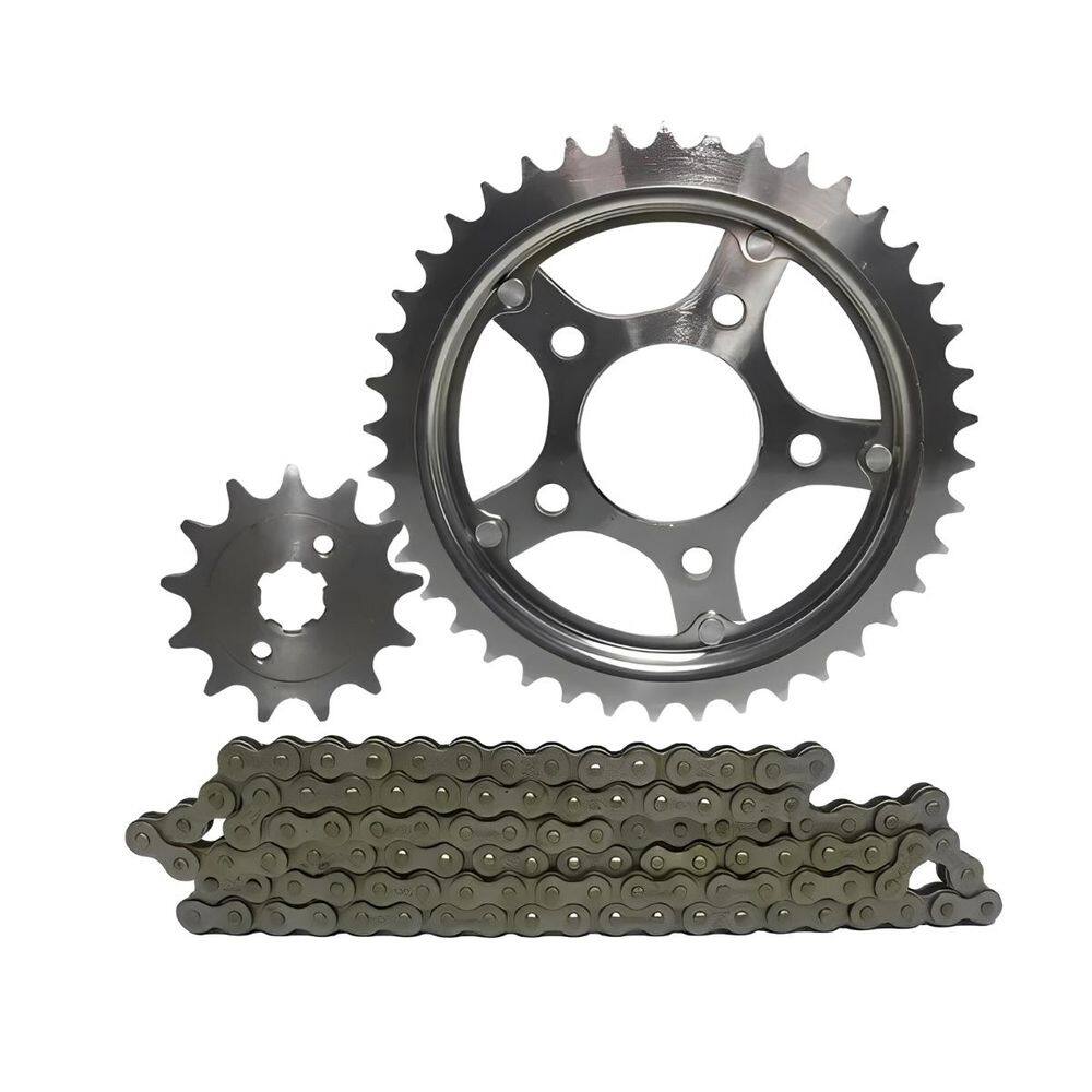 KIT TRANSMISSAO CBX 200 STRADA ACO 1045